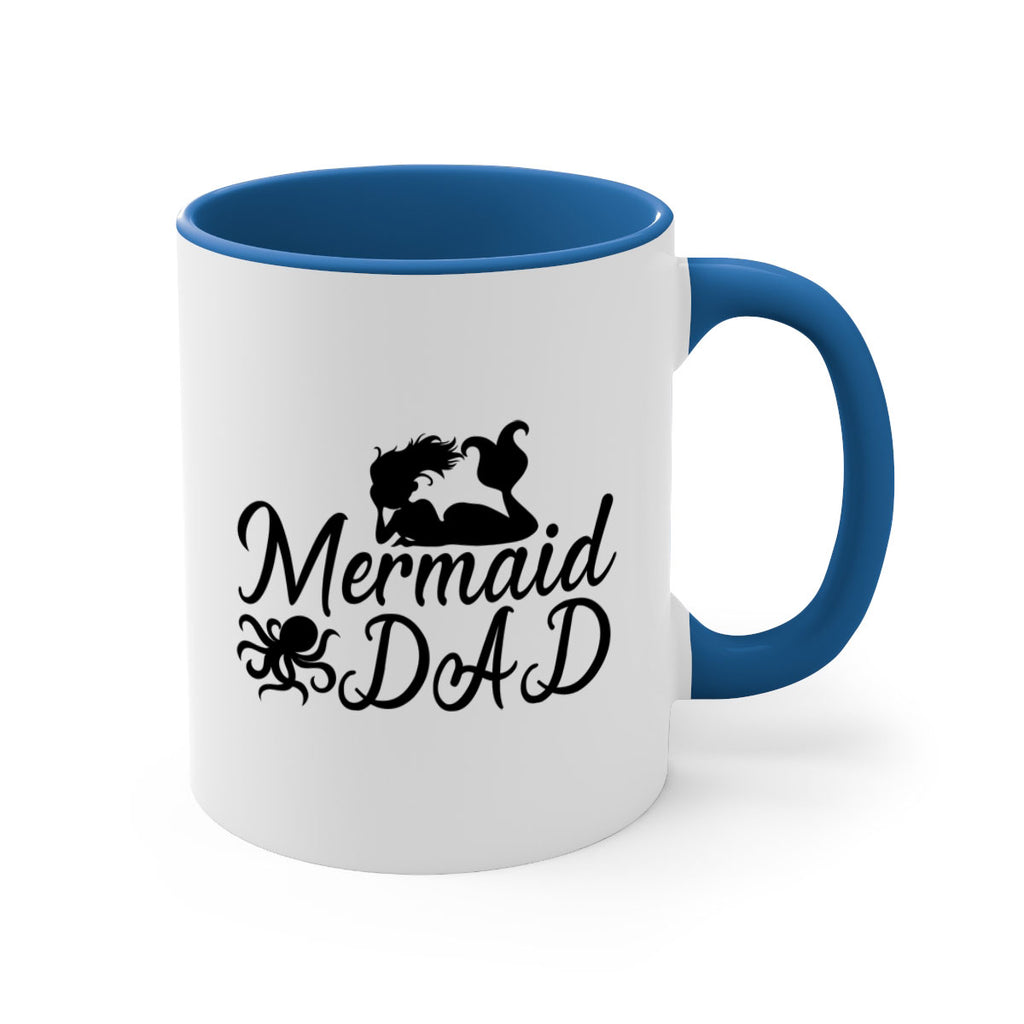 Mermaid Dad 357#- mermaid-Mug / Coffee Cup