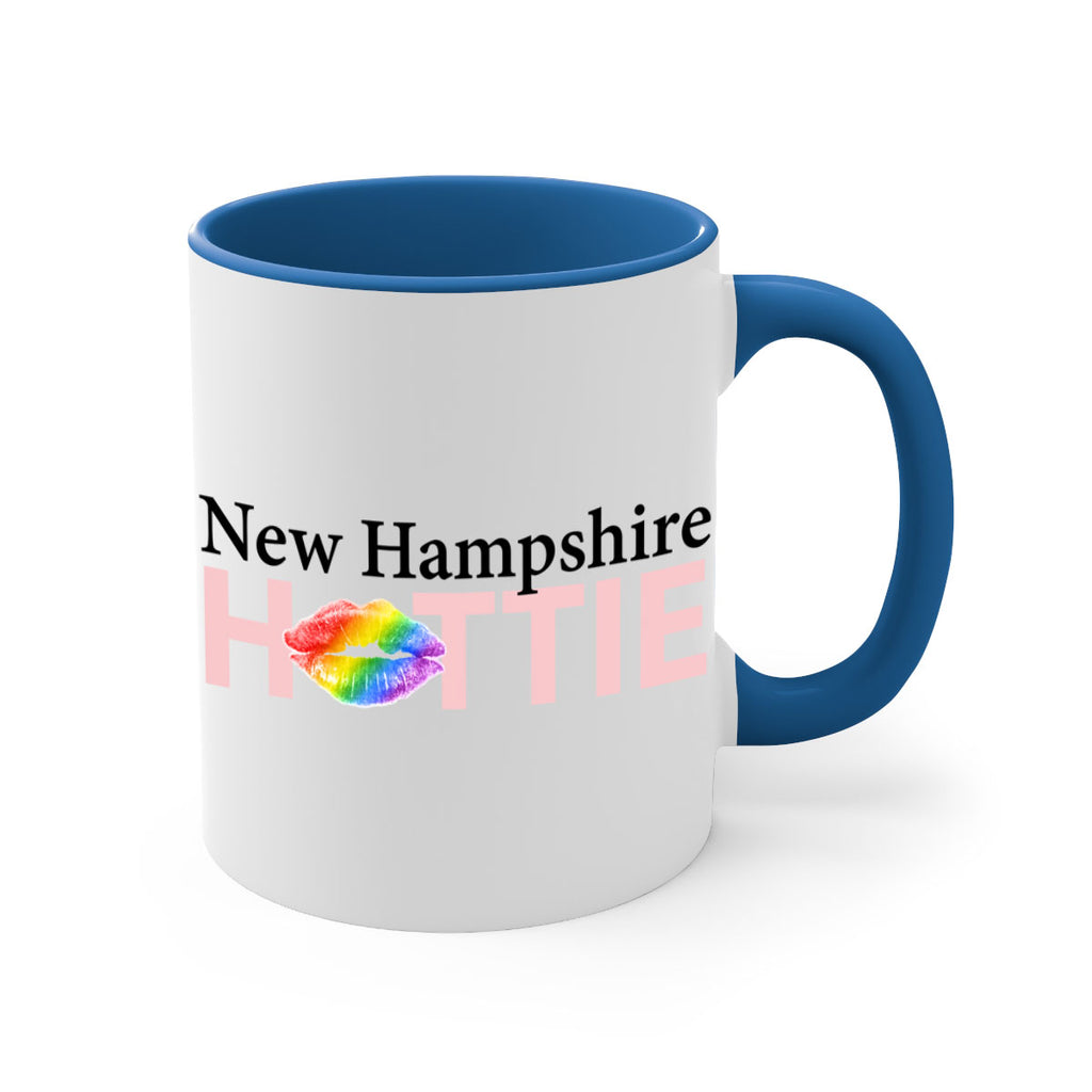 New Hampshire Hottie with rainbow lips 29#- Hottie Collection-Mug / Coffee Cup