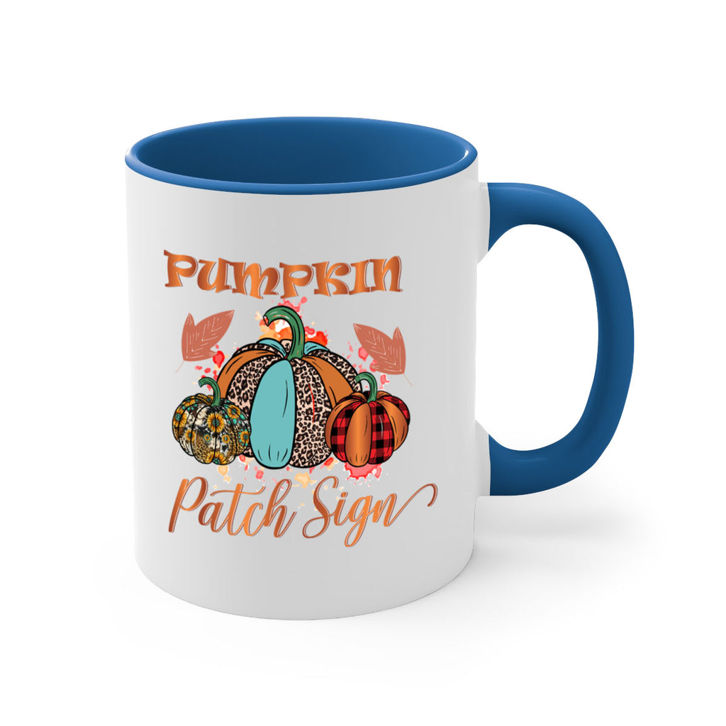 Pumpkin Patch Sign 530#- fall-Mug / Coffee Cup