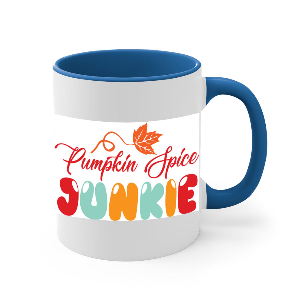 PumpkinSpiceJunkiedesign 569#- fall-Mug / Coffee Cup