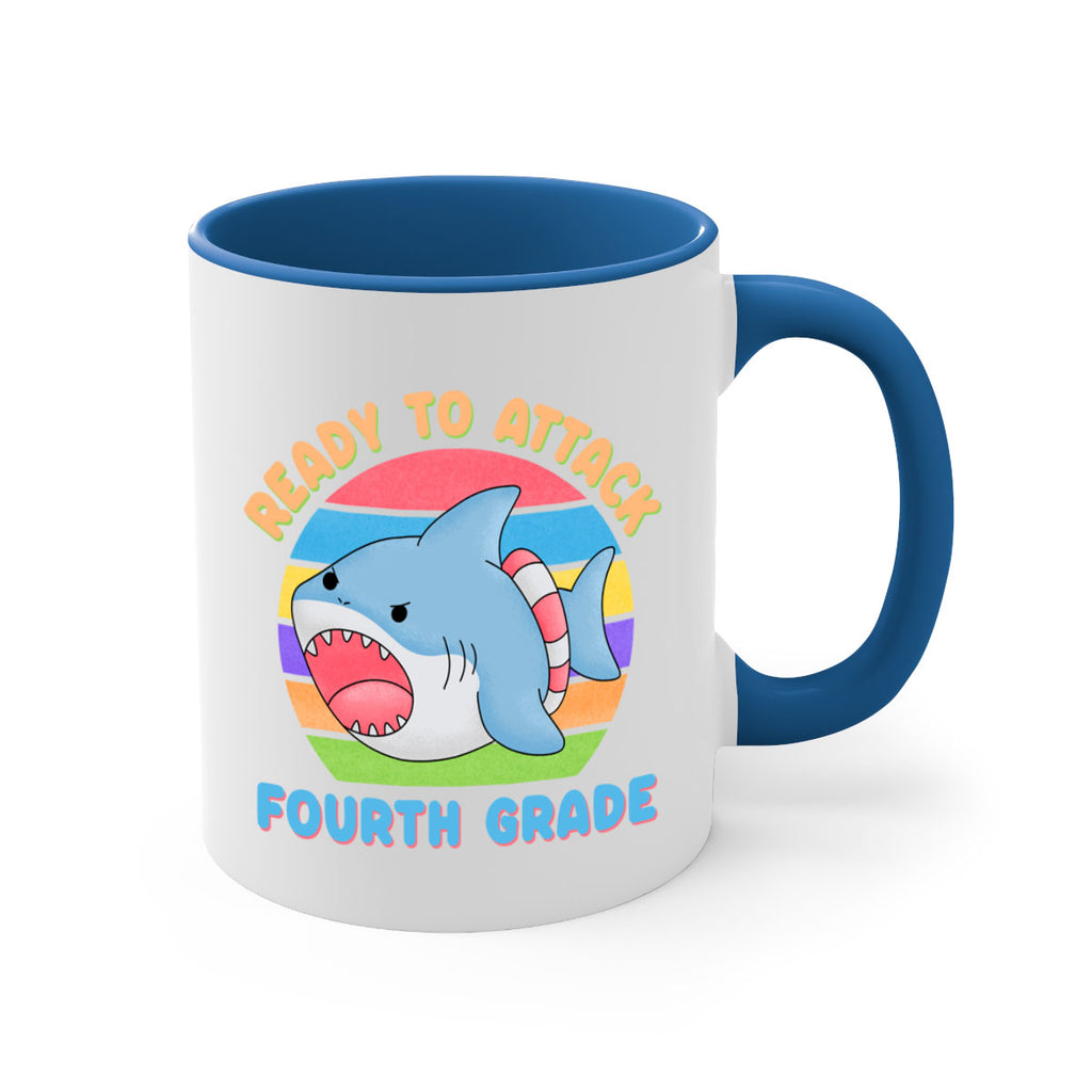 Ready to Attack 4th Grade 20#- 4th grade-Mug / Coffee Cup