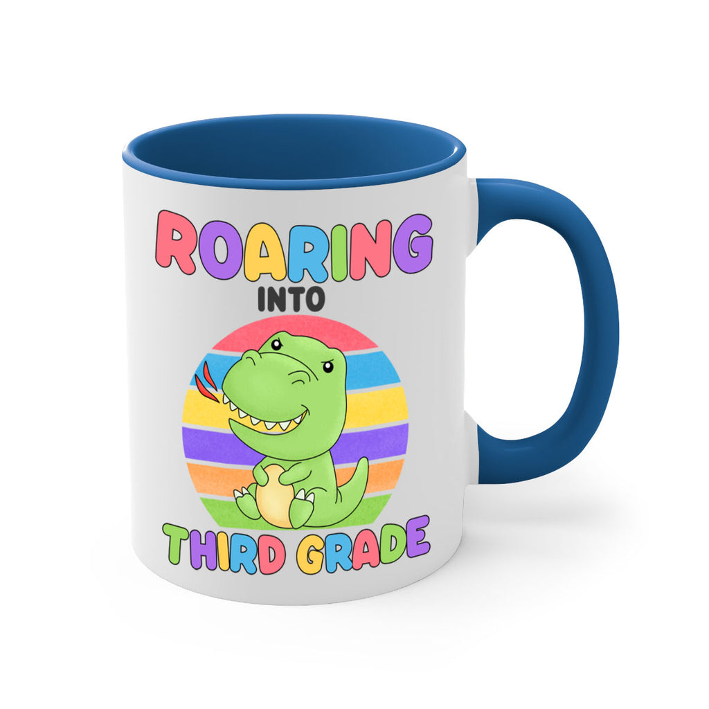 Roaring to 3rd Grade Trex 23#- Third Grade-Mug / Coffee Cup