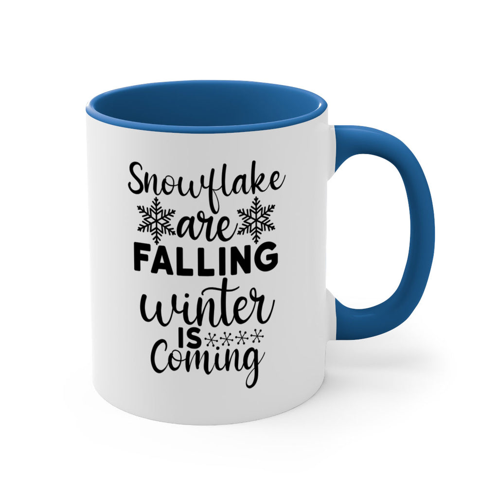 Snowflake Are Falling Winter Is 375#- winter-Mug / Coffee Cup