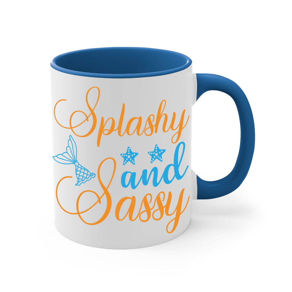 Splashy and Sassy Design 625#- mermaid-Mug / Coffee Cup