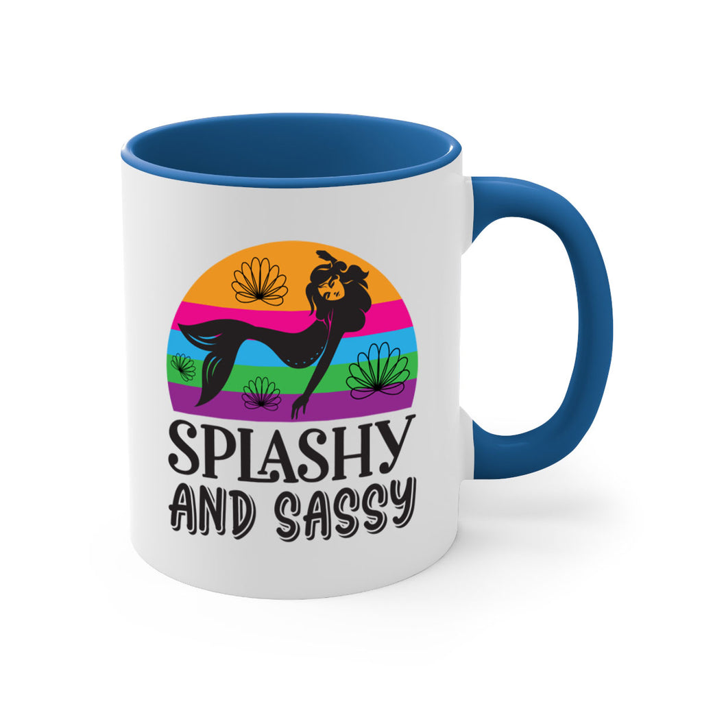 Splashy and sassy 623#- mermaid-Mug / Coffee Cup