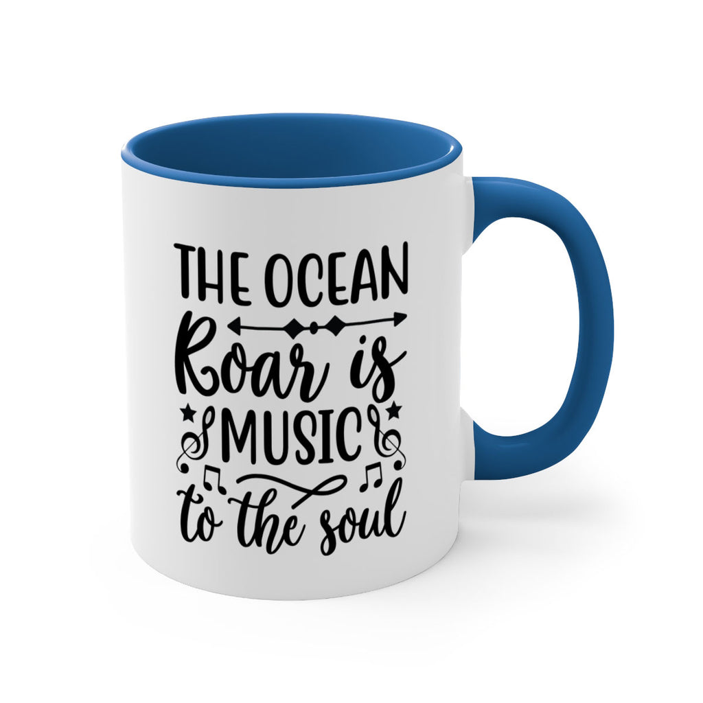 The ocean roar is music 631#- mermaid-Mug / Coffee Cup