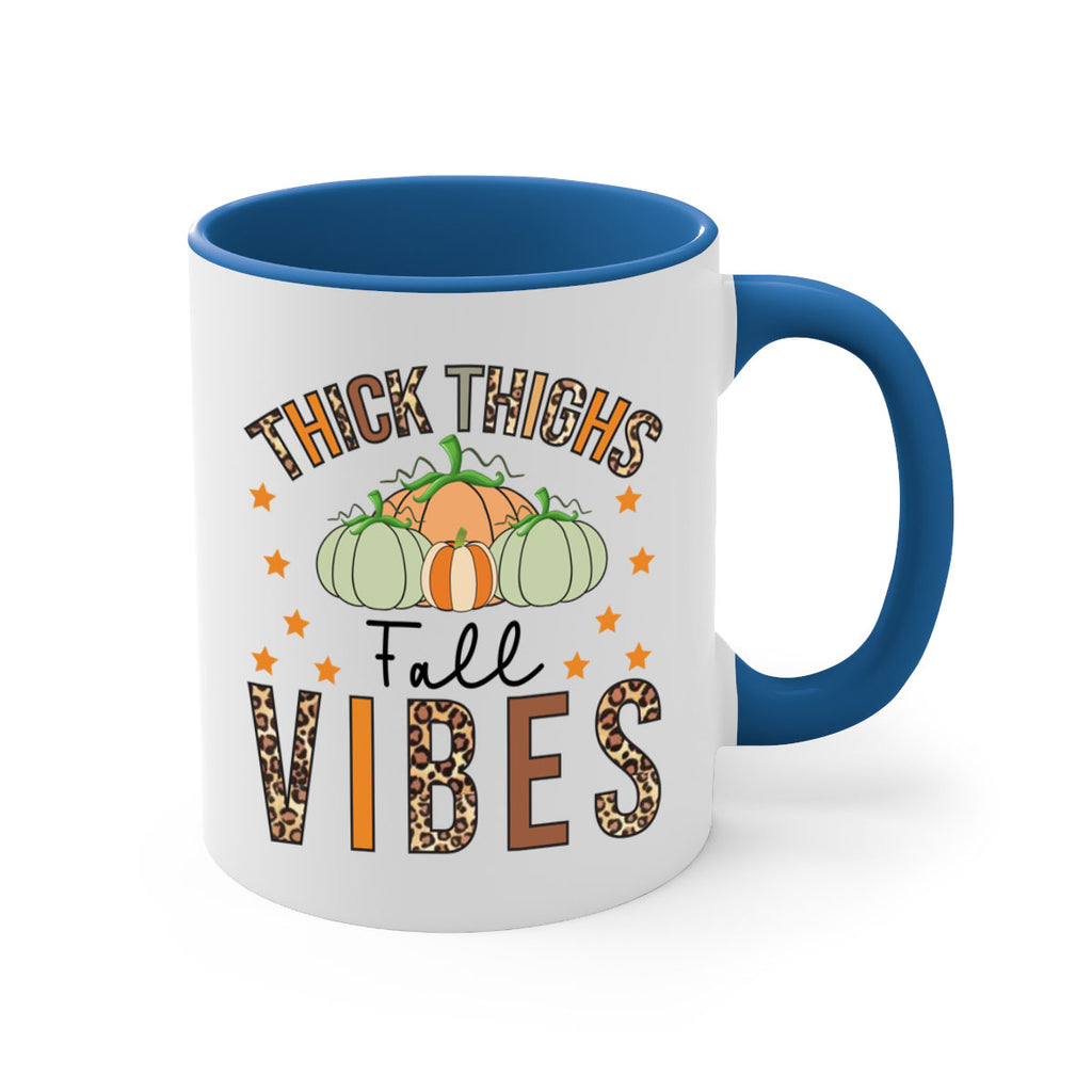 Thick Thighs Fall vibes 614#- fall-Mug / Coffee Cup