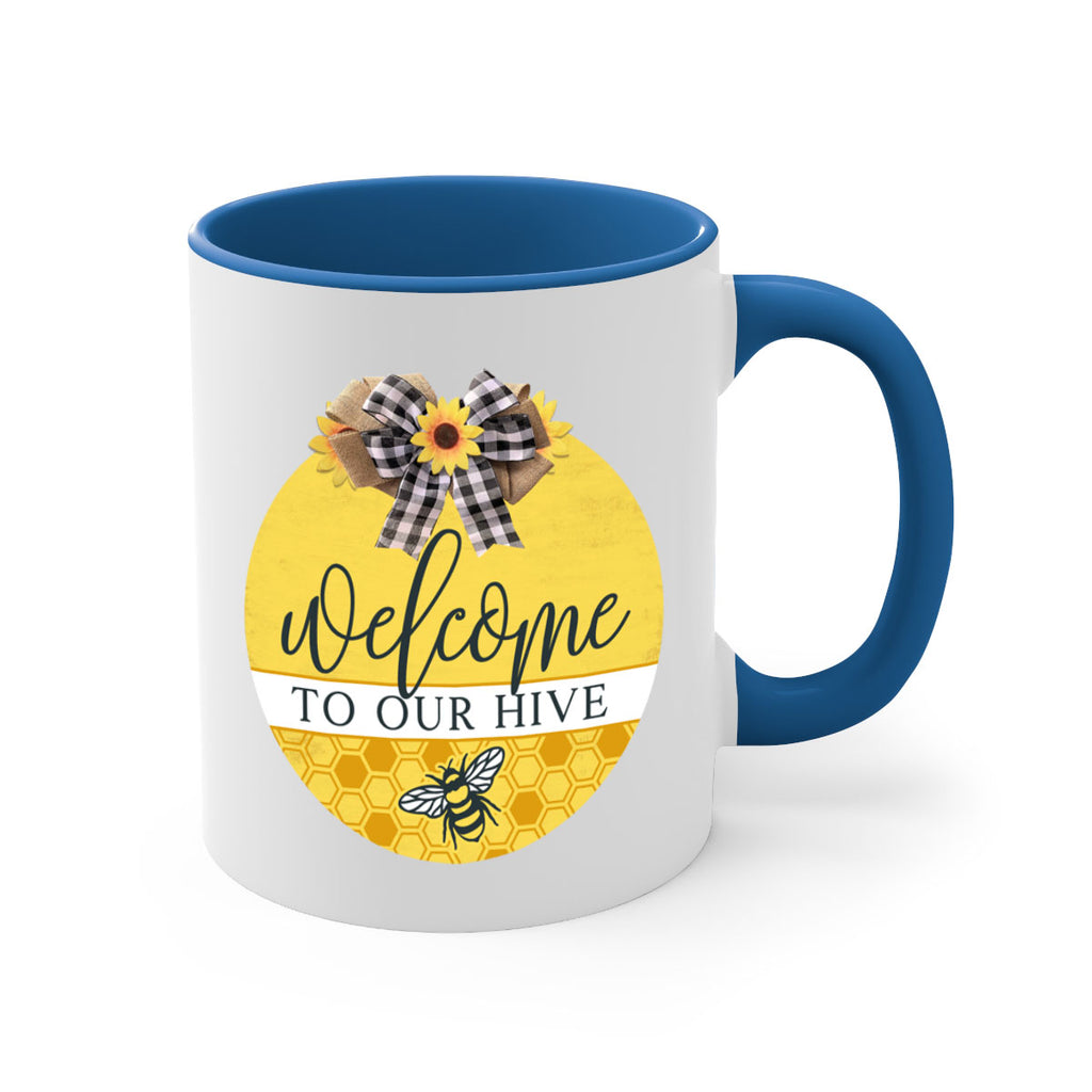 Welcome to our Hive complete yellow Mockup589#- spring-Mug / Coffee Cup