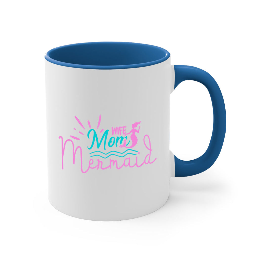 Wife Mom Mermaid 672#- mermaid-Mug / Coffee Cup