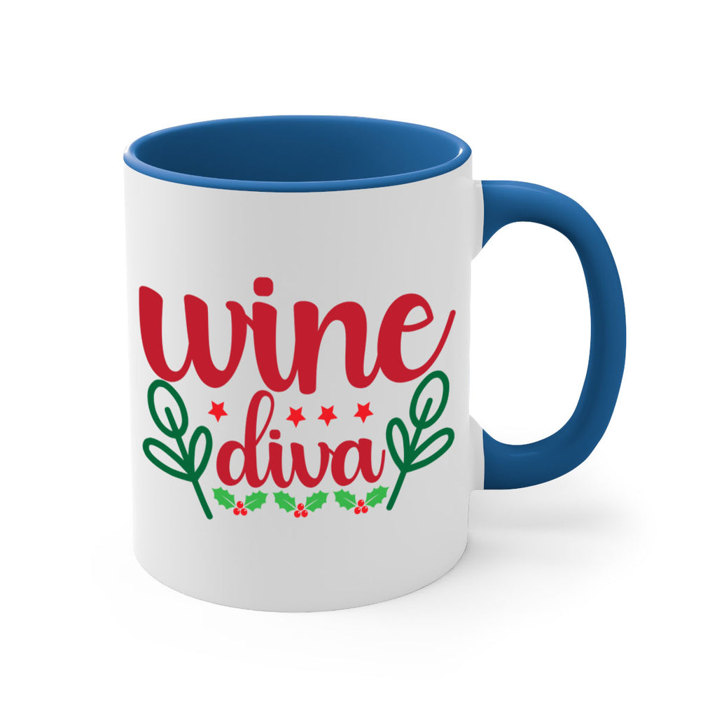 Wine Diva 482#- winter-Mug / Coffee Cup