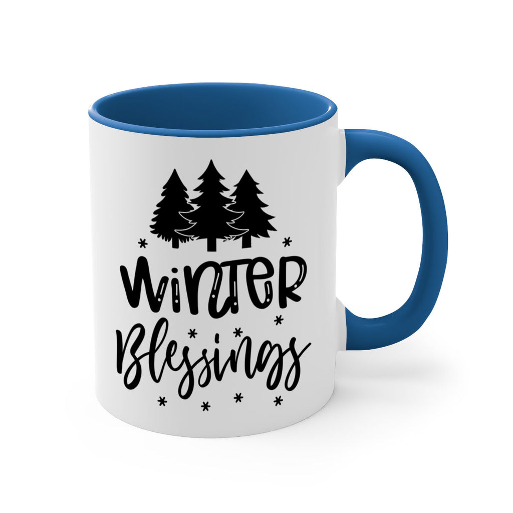 Winter Blessings 489#- winter-Mug / Coffee Cup