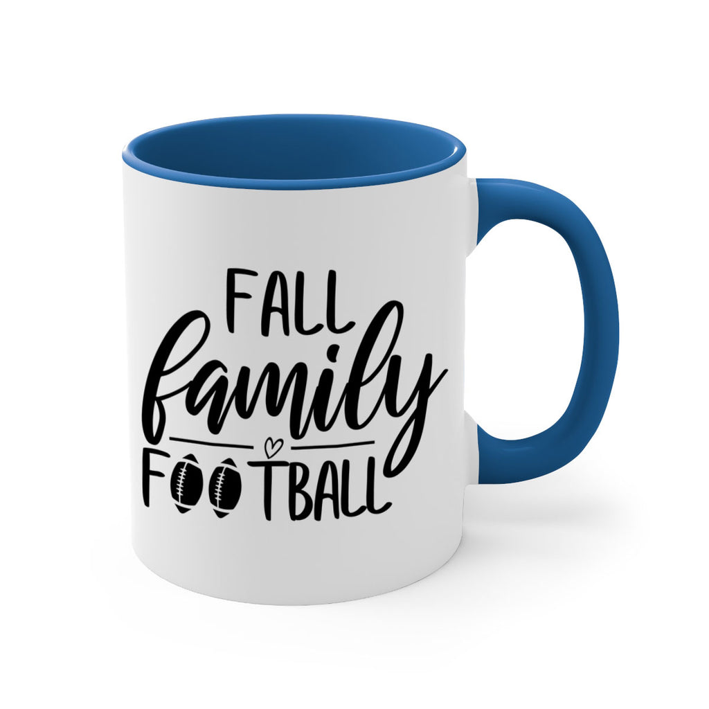 fall family football 100#- fall-Mug / Coffee Cup