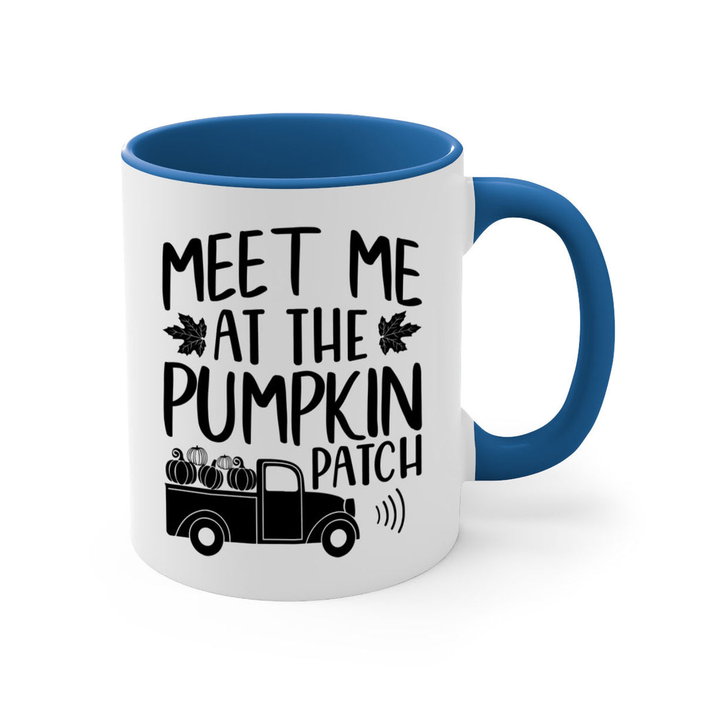 meet me at the pumpkin patch 423#- fall-Mug / Coffee Cup