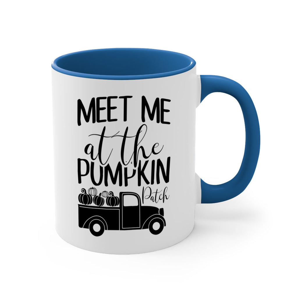 meet me at the pumpkin patch 424#- fall-Mug / Coffee Cup