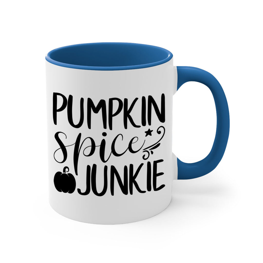 pumpkin spice junkie 548#- fall-Mug / Coffee Cup