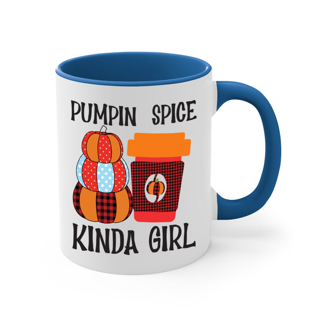 pumpkin spice kinda girl 551#- fall-Mug / Coffee Cup
