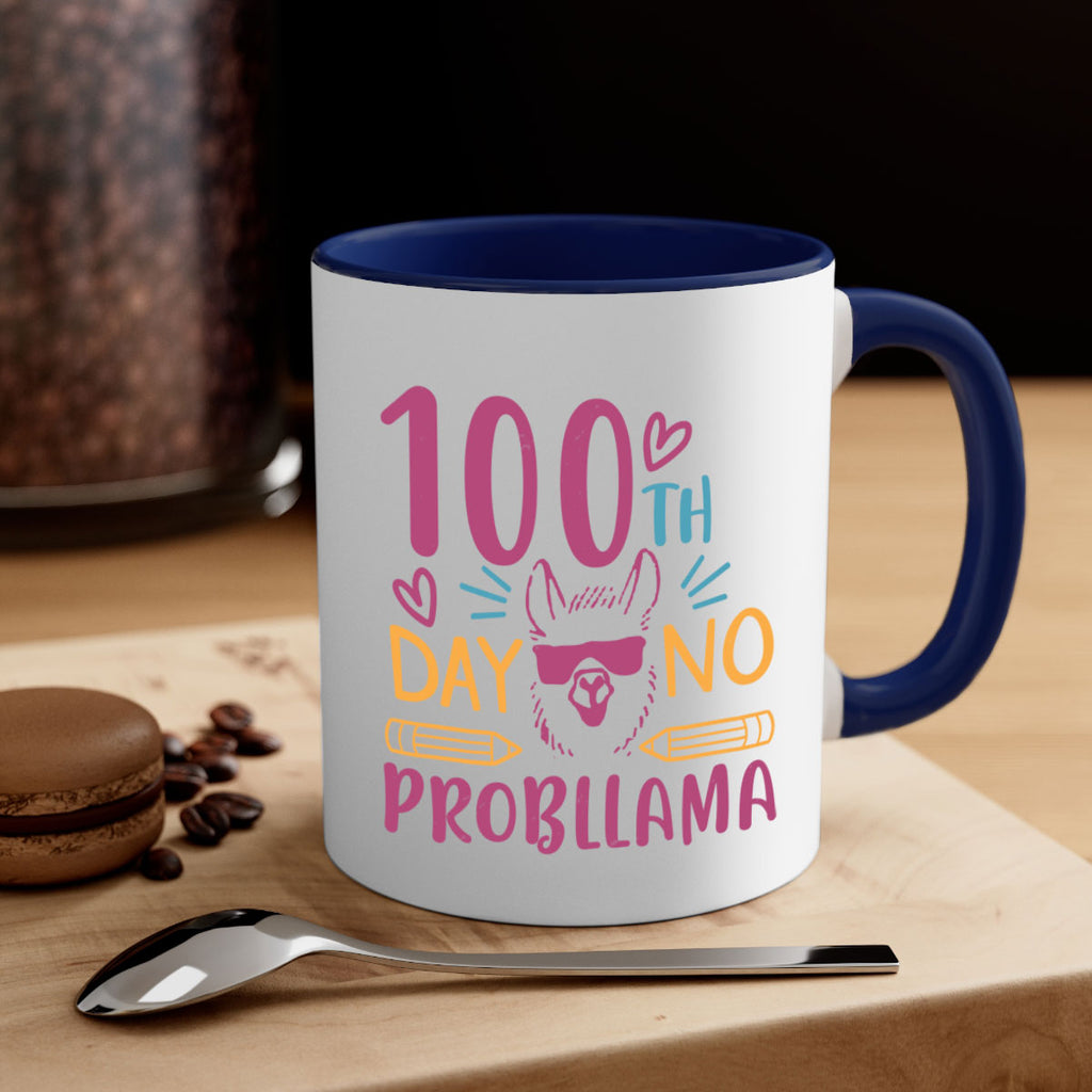 100th day no probllama 37#- 100 days-Mug / Coffee Cup