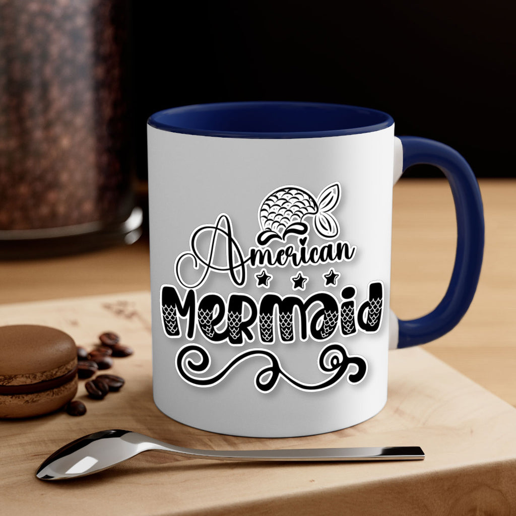 American Mermaid 15#- mermaid-Mug / Coffee Cup