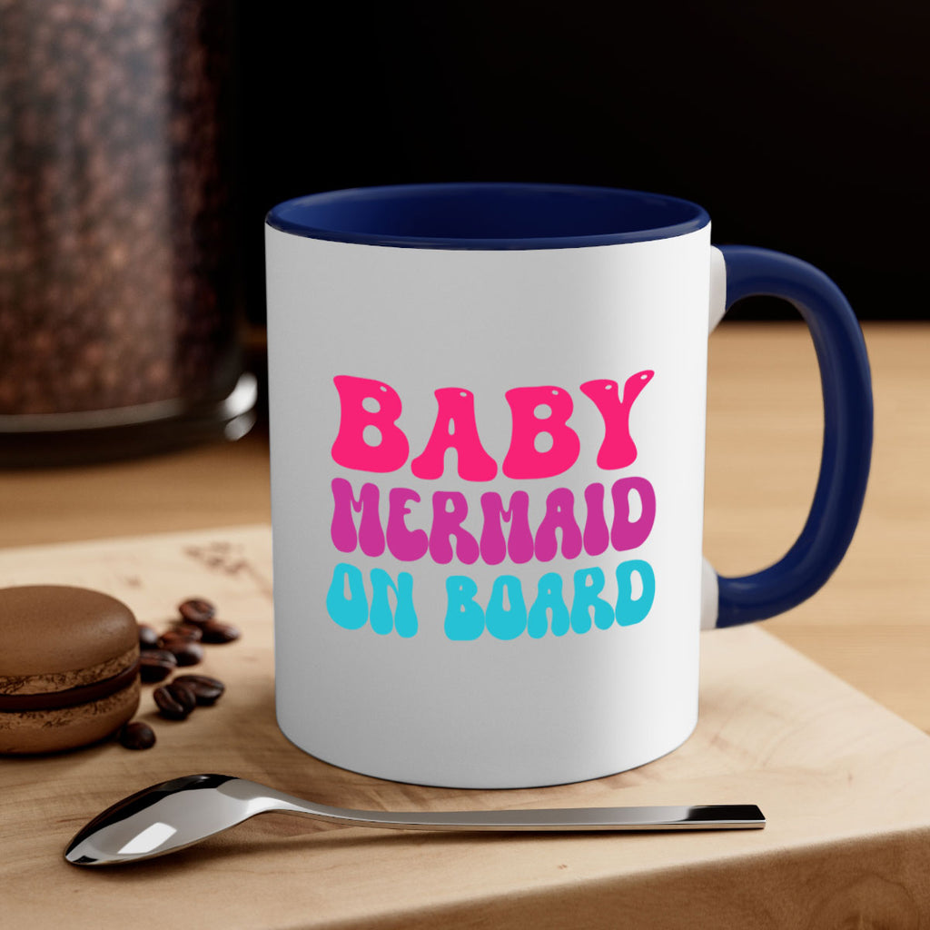 Baby Mermaid On Board 19#- mermaid-Mug / Coffee Cup