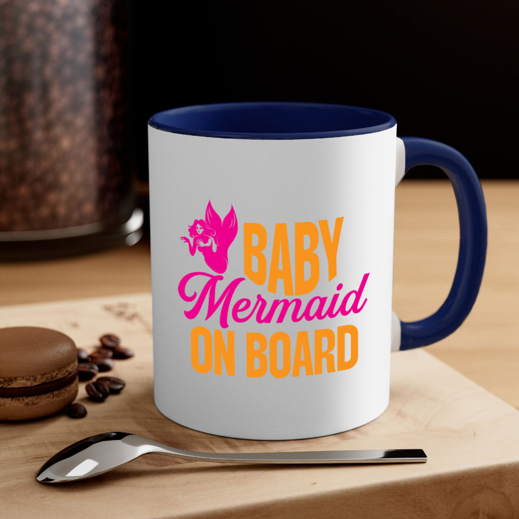 Baby Mermaid On Board 22#- mermaid-Mug / Coffee Cup