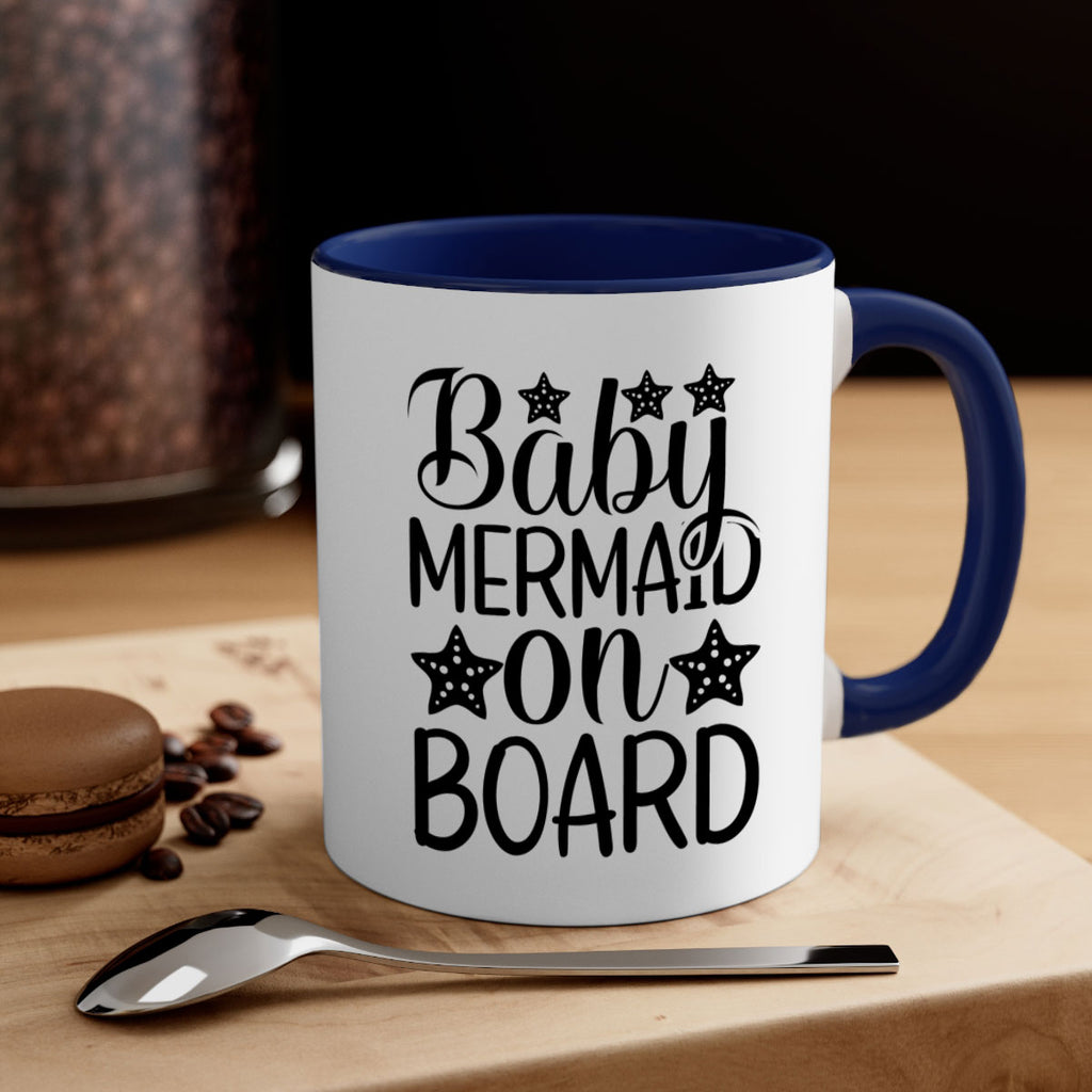 Baby Mermaid On Board 32#- mermaid-Mug / Coffee Cup