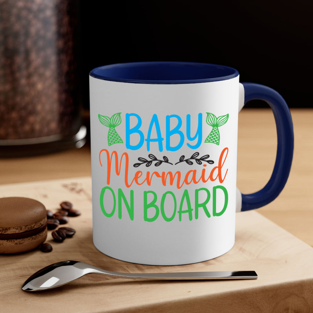 Baby Mermaid On Board 33#- mermaid-Mug / Coffee Cup