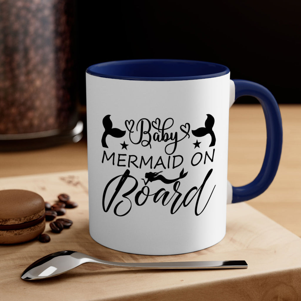Baby mermaid on board 31#- mermaid-Mug / Coffee Cup