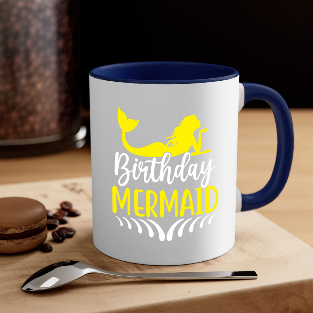 Birthday Mermaid 68#- mermaid-Mug / Coffee Cup