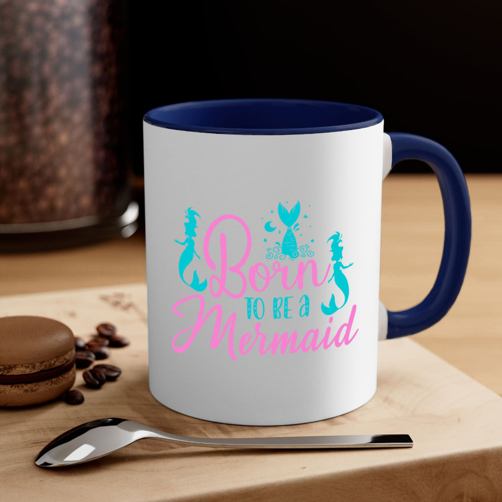 Born To Be A Mermaid 80#- mermaid-Mug / Coffee Cup