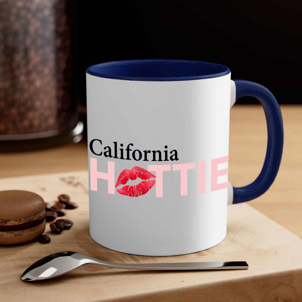 California Hottie With Red Lips 5#- Hottie Collection-Mug / Coffee Cup