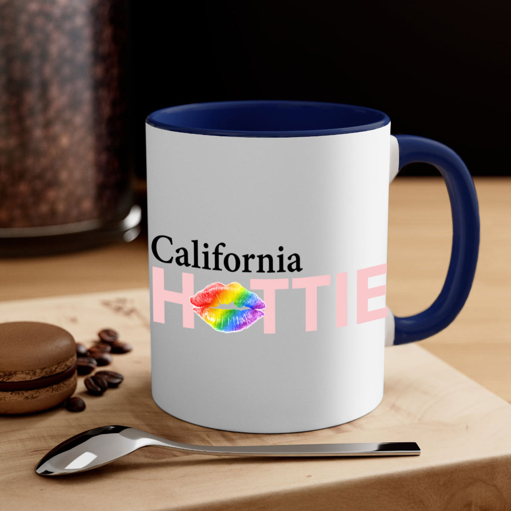 California Hottie with rainbow lips 5#- Hottie Collection-Mug / Coffee Cup