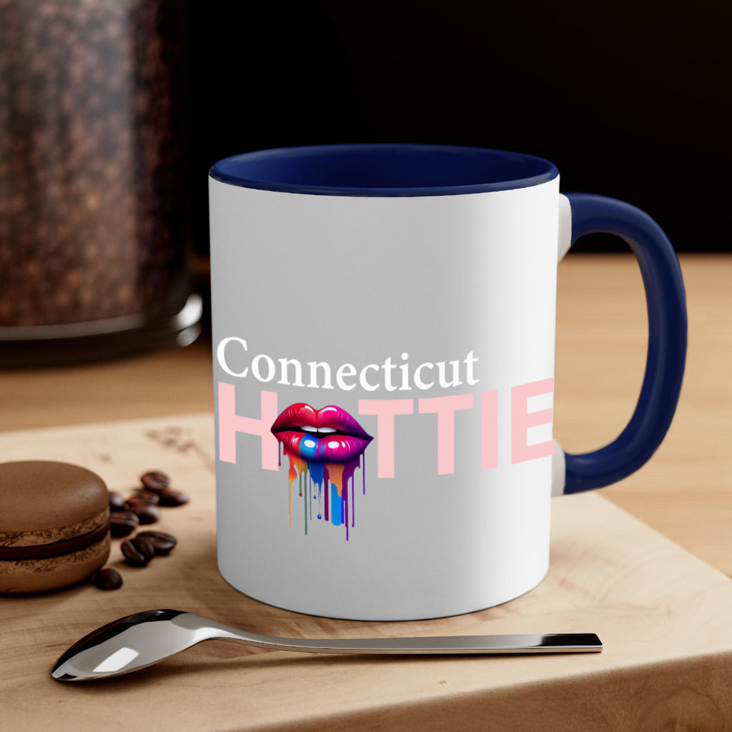 Connecticut Hottie with dripping lips 81#- Hottie Collection-Mug / Coffee Cup