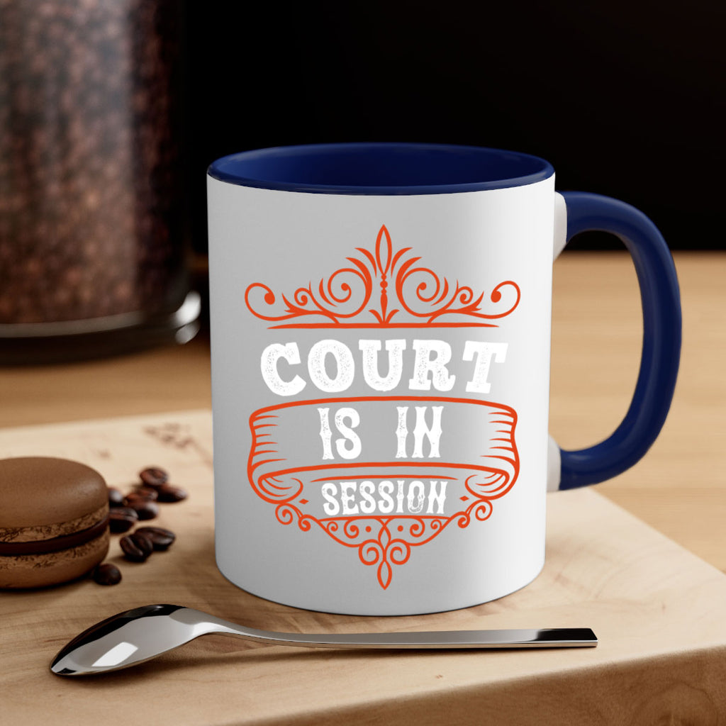 Court is in ball session 1570#- basketball-Mug / Coffee Cup