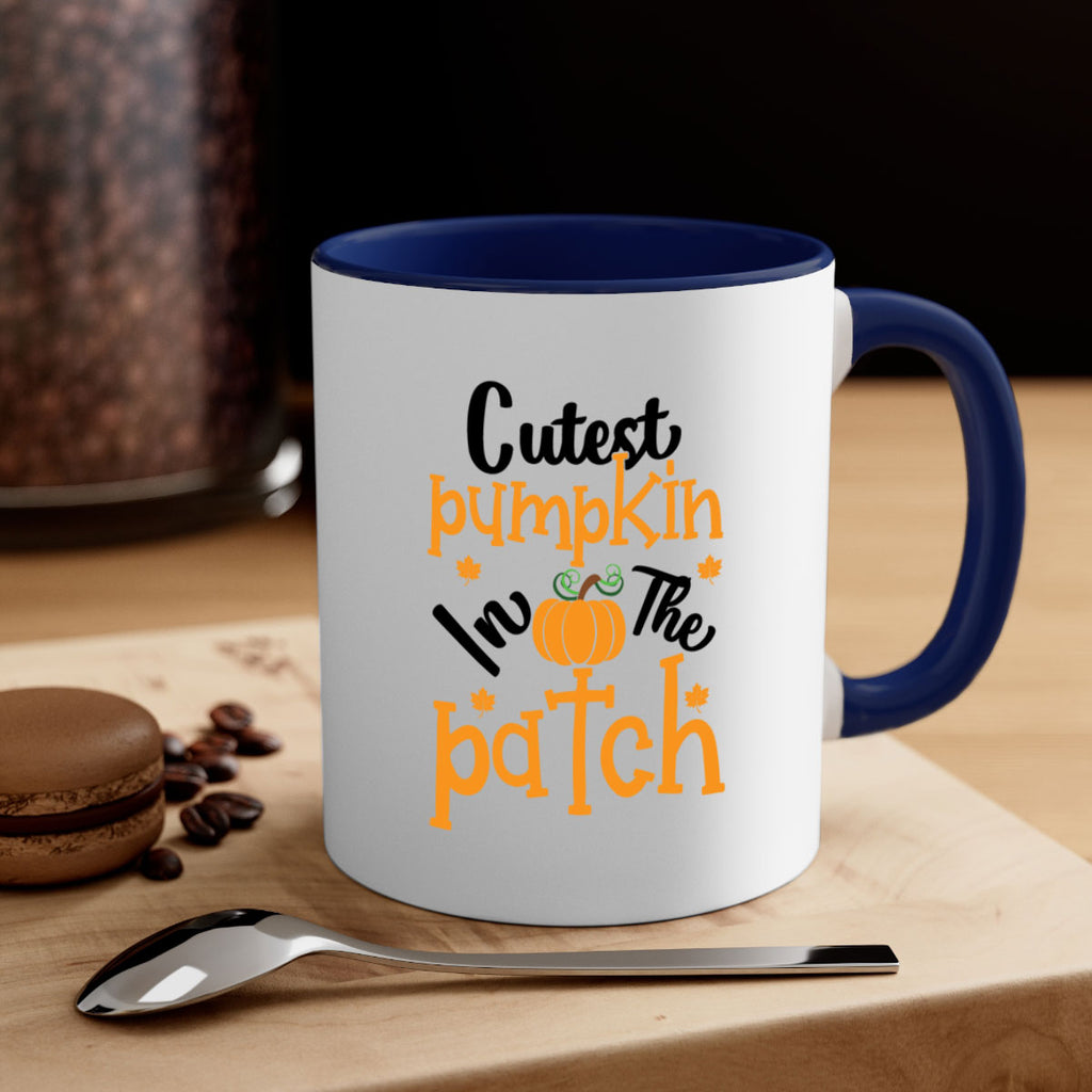 Cutestpumpkininthepatch 66#- fall-Mug / Coffee Cup