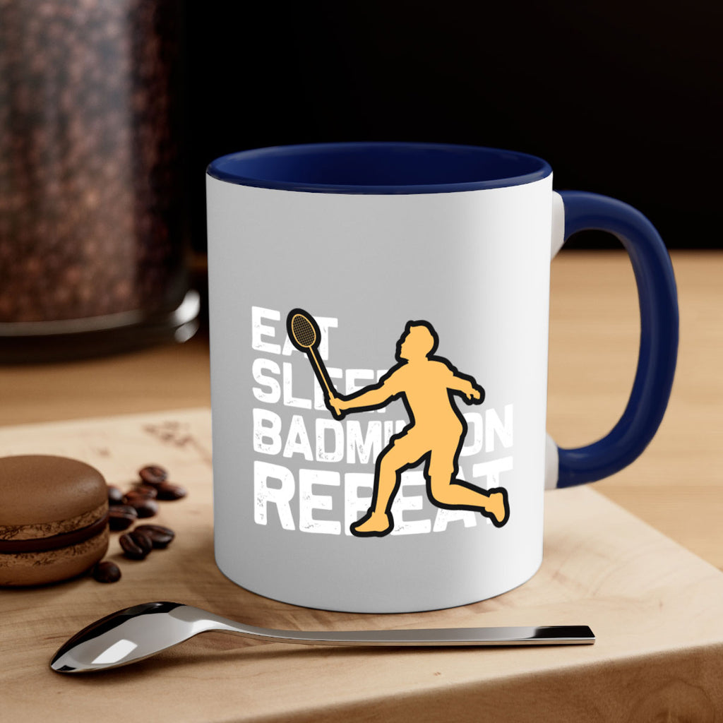 Eat 1286#- badminton-Mug / Coffee Cup