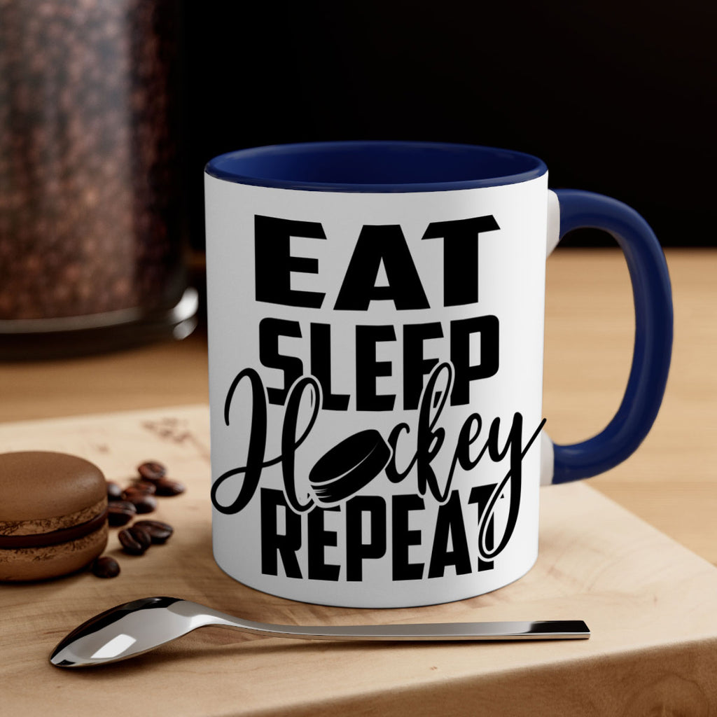 Eat Sleep Hockey Repeat 1311#- hockey-Mug / Coffee Cup