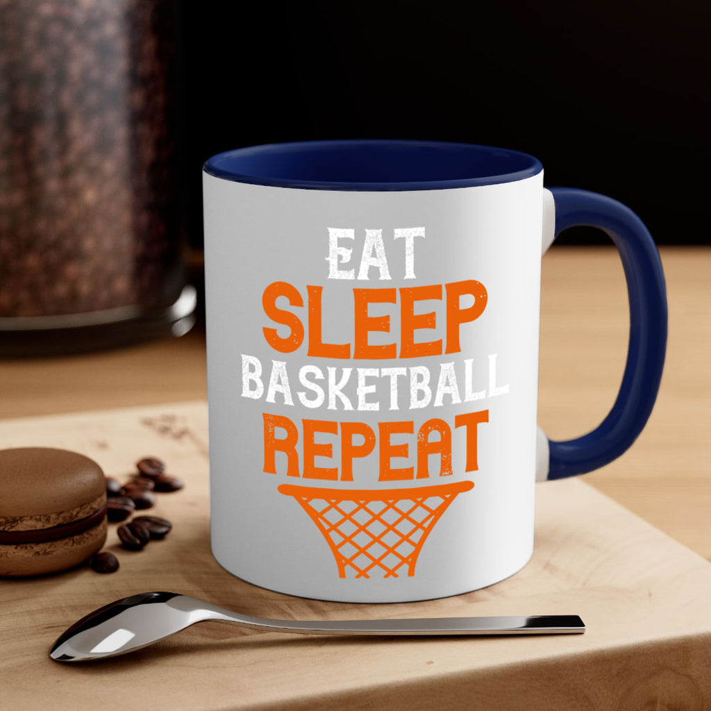 Eat more sleep basketball repeat 2350#- basketball-Mug / Coffee Cup