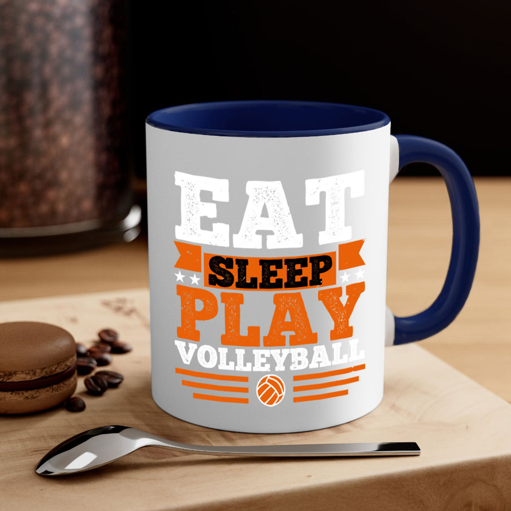 Eat sleep play volleyball 2340#- basketball-Mug / Coffee Cup