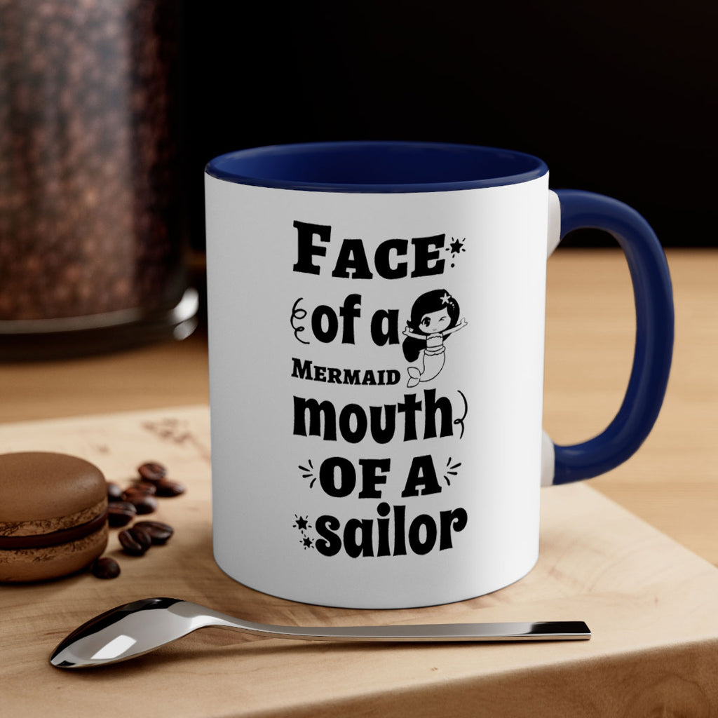 Face of a Mermaid mouth 164#- mermaid-Mug / Coffee Cup