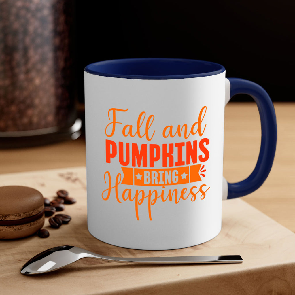 Fall And Pumpkins Bring Happiness Design 84#- fall-Mug / Coffee Cup