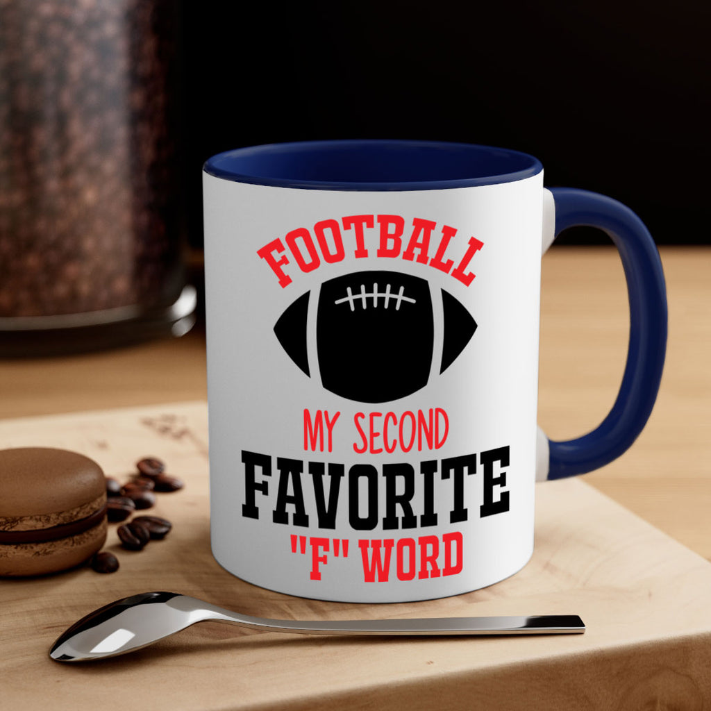 Football my second favorite F word 1234#- football-Mug / Coffee Cup