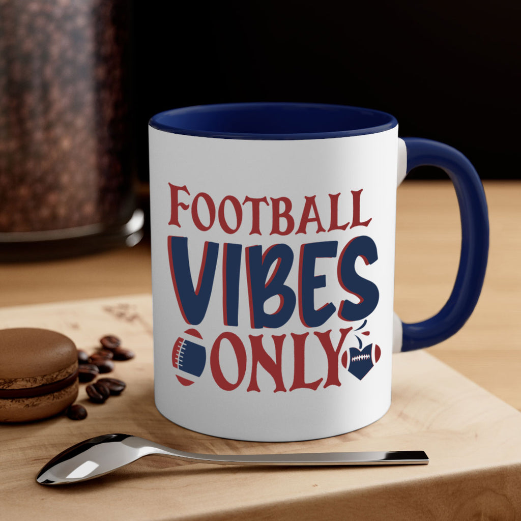 Football vibes only 1543#- football-Mug / Coffee Cup