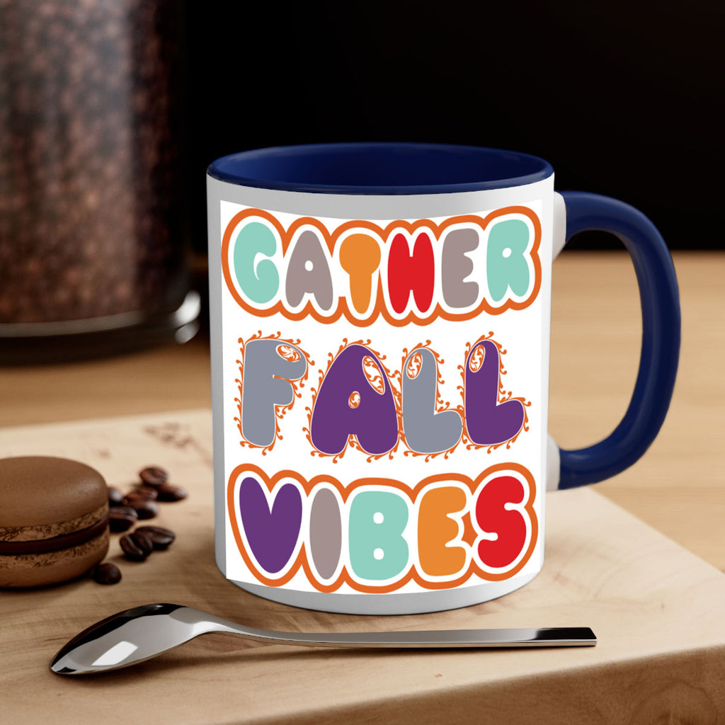 GatherFallVibesdesign 190#- fall-Mug / Coffee Cup