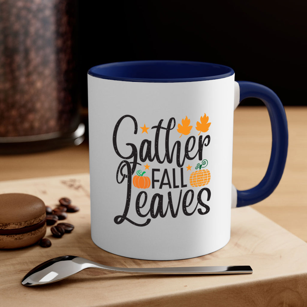 Gatherfallleaves 189#- fall-Mug / Coffee Cup