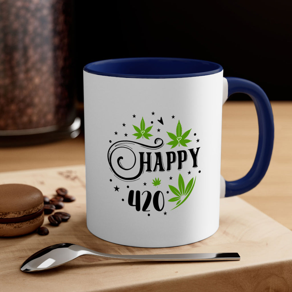 Happy 420 101#- marijuana-Mug / Coffee Cup