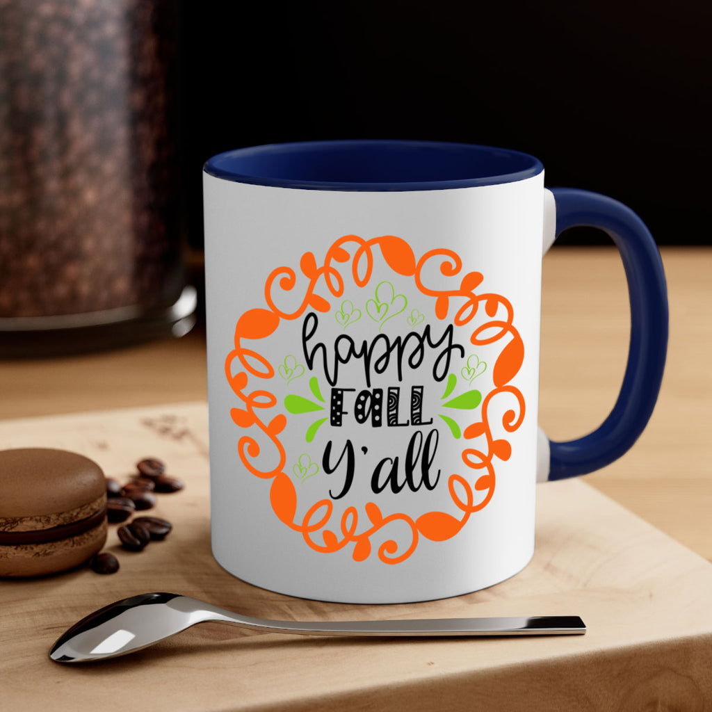 Happy Fall Y all 227#- fall-Mug / Coffee Cup