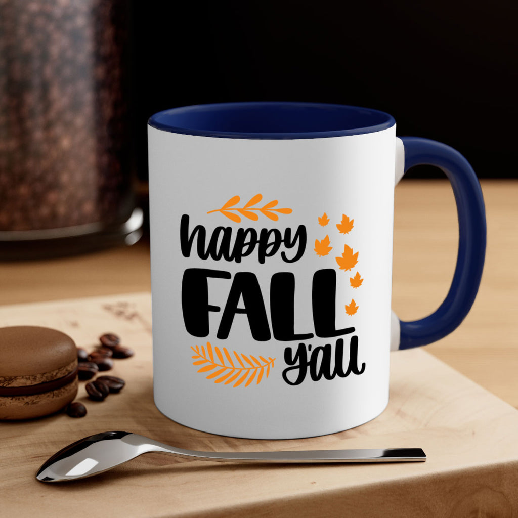 Happy Fall Yall 490#- fall-Mug / Coffee Cup