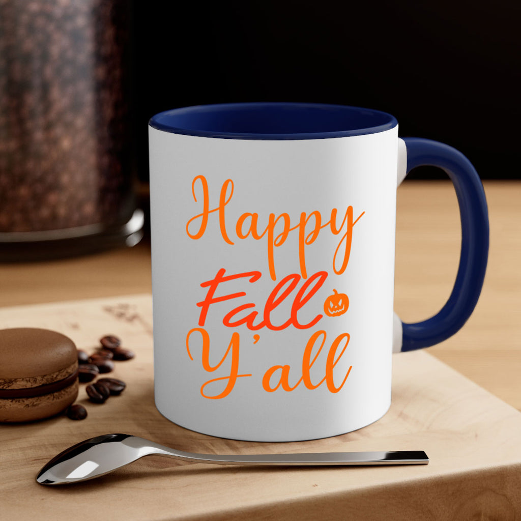 Happy Fall Yall Design 233#- fall-Mug / Coffee Cup