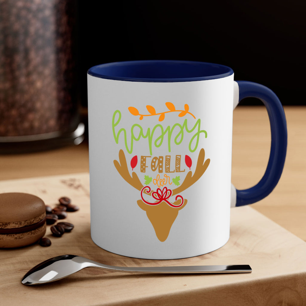 Happy Fall deer 219#- fall-Mug / Coffee Cup