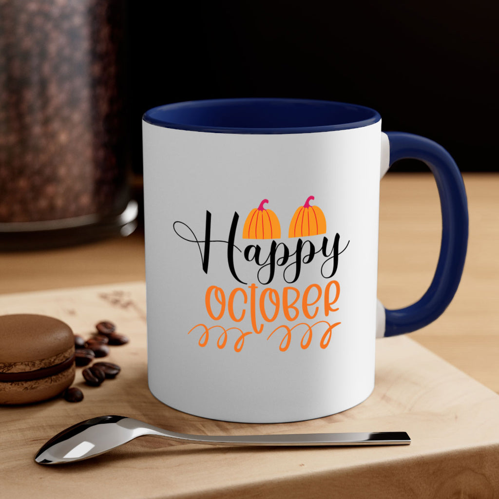Happy October 238#- fall-Mug / Coffee Cup